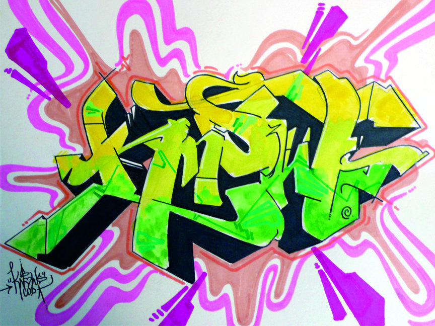 WANE - "Knows Splash"  Blackbook Drawing