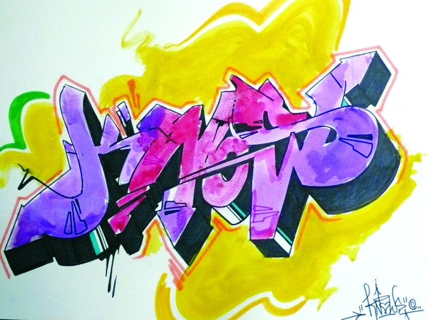WANE - "Knows Bler"  Blackbook Drawing