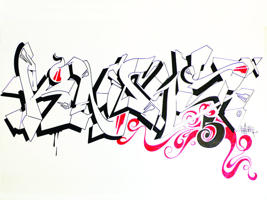 WANE - "Knows Kaos"  Blackbook Drawing