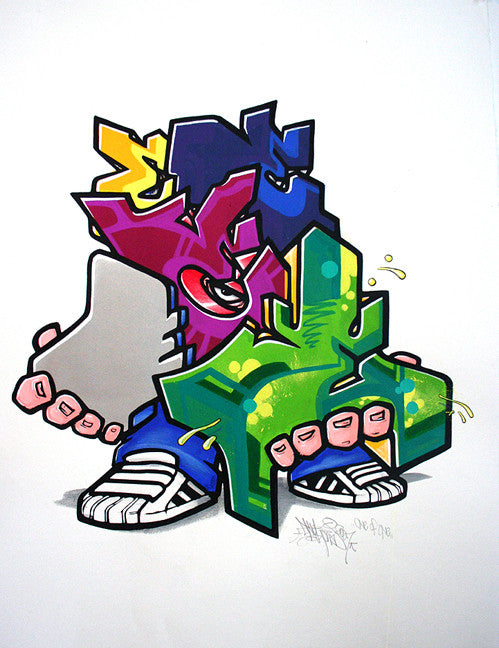 EWOK 5MH - "Painted Print"