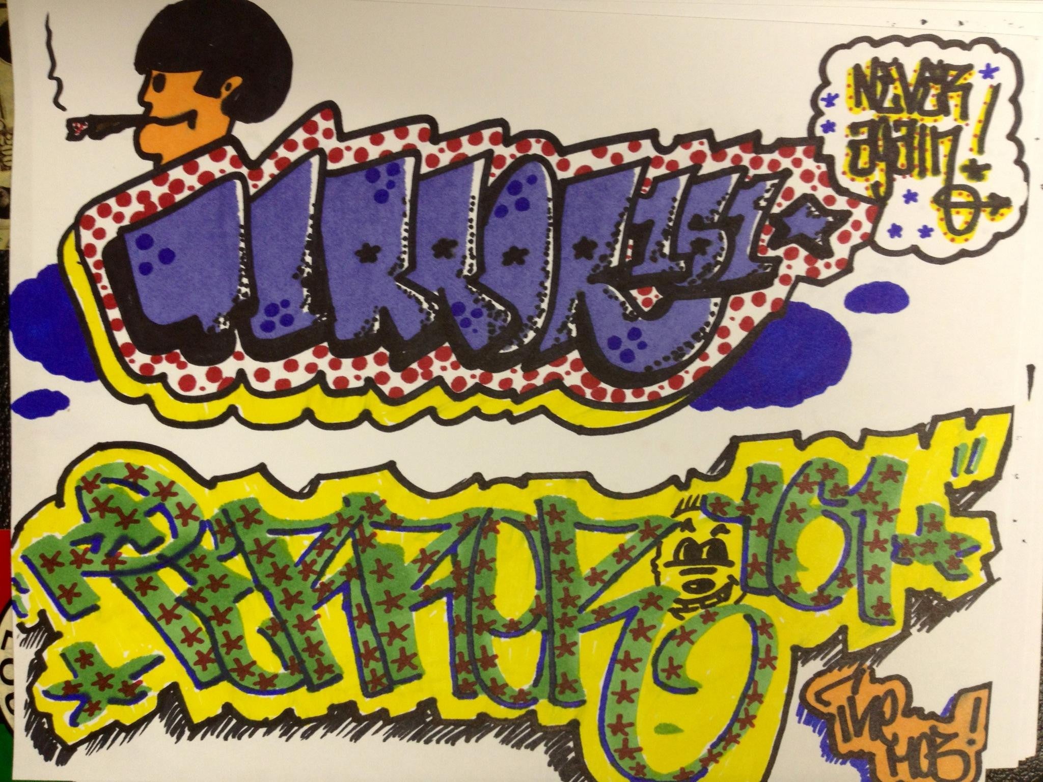 TERROR 161 "Never Again" Drawing