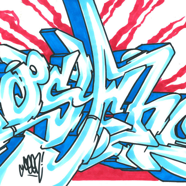 GRAFFITI ARTIST SEEN -Drawing#2