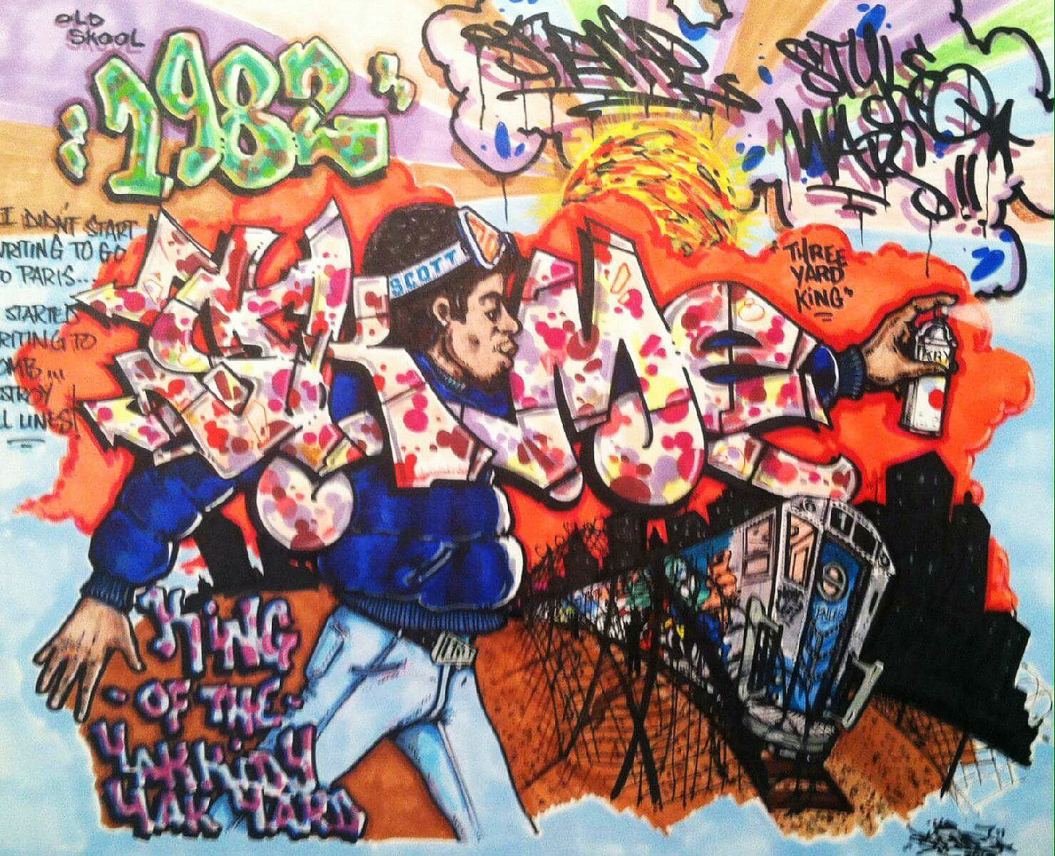 SKEME - "3 Yard King" Drawing