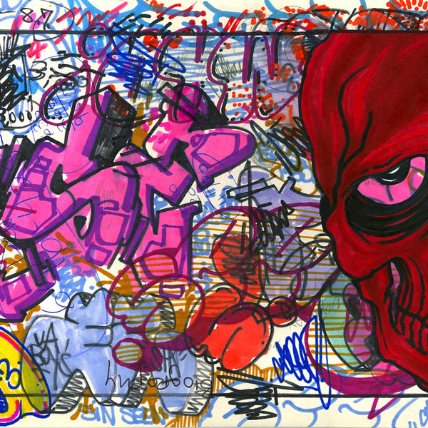 GRAFFITI ARTIST SEEN - Skull (untitled)