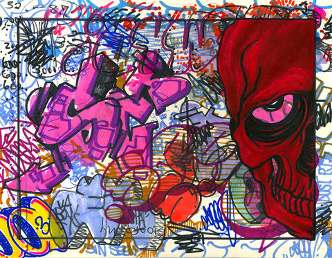 GRAFFITI ARTIST SEEN - "Red Skull"