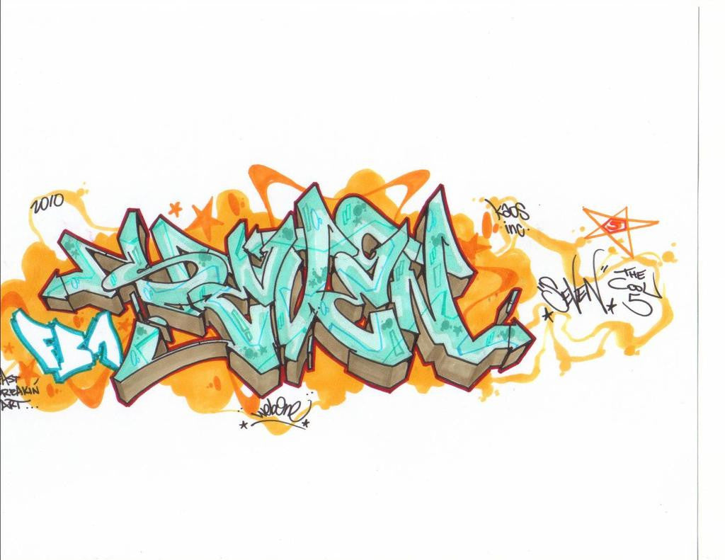 WEB TC5 - "7FBA"  Blackbook Drawing