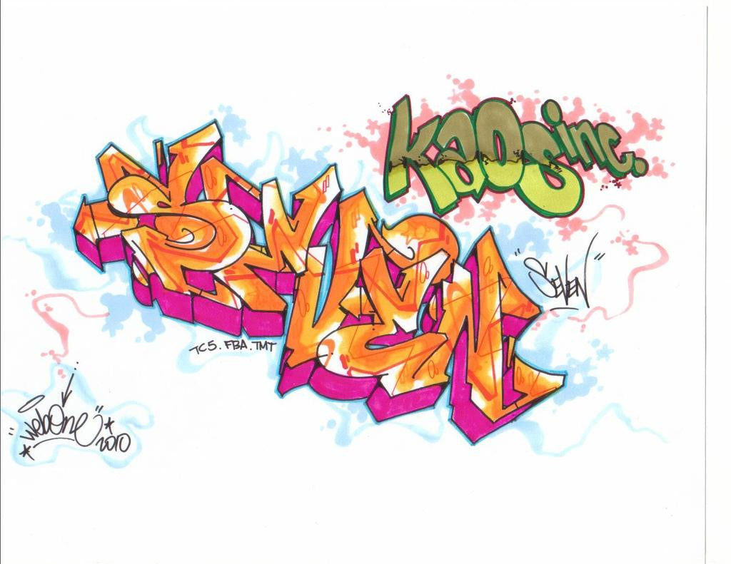 WEB TC5 - "Kaos Inc"  Blackbook Drawing