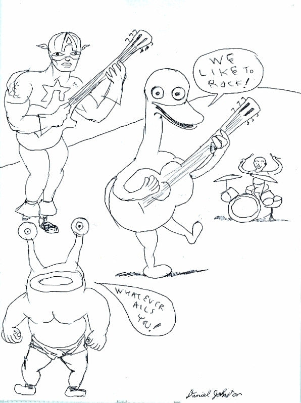 DANIEL JOHNSTON -  "We Like to Rock"