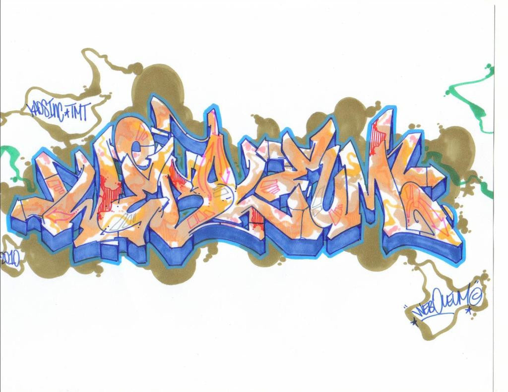 WEB TC5 - "Weboleum"  Blackbook Drawing