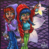 LADY PINK - "Sugar & Spice" Painting