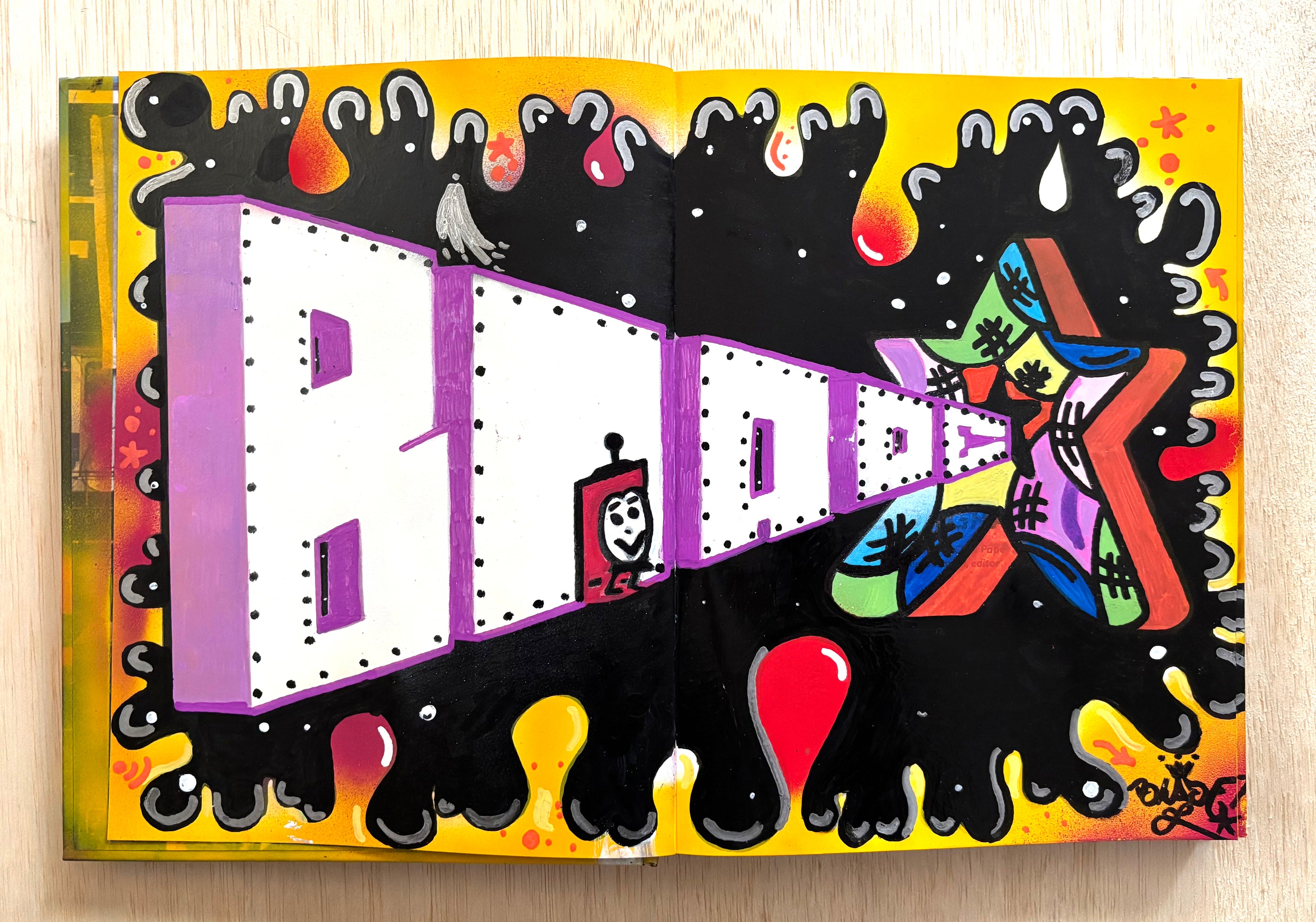 BLADE - "King of graffiti" Custom Book Drawing 20
