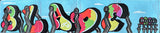 BLADE - "Walking Letters" 4 panel Slap