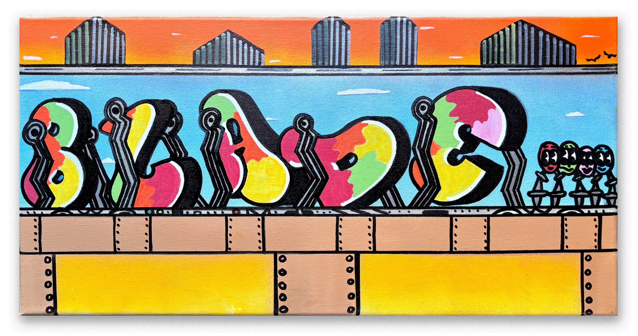 BLADE - "Walking Letters"- Painting