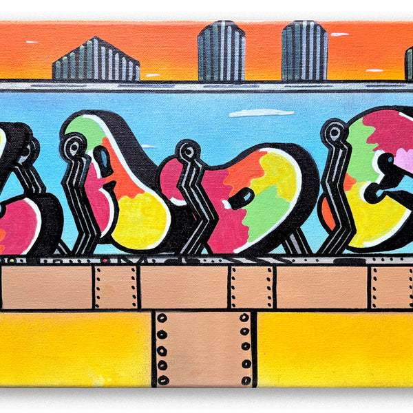 BLADE - "Walking Letters"- Painting