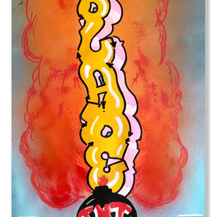 BLADE  "The Fire Below" Painting