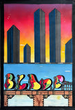 BLADE  "Swinging Letters" Painting