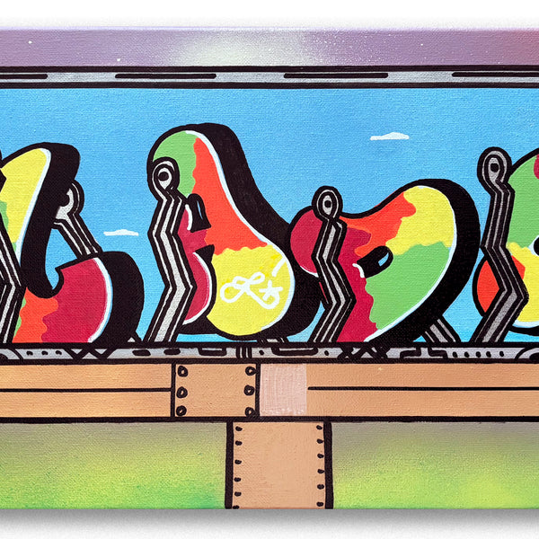 BLADE - "Swinging Letters"- Painting