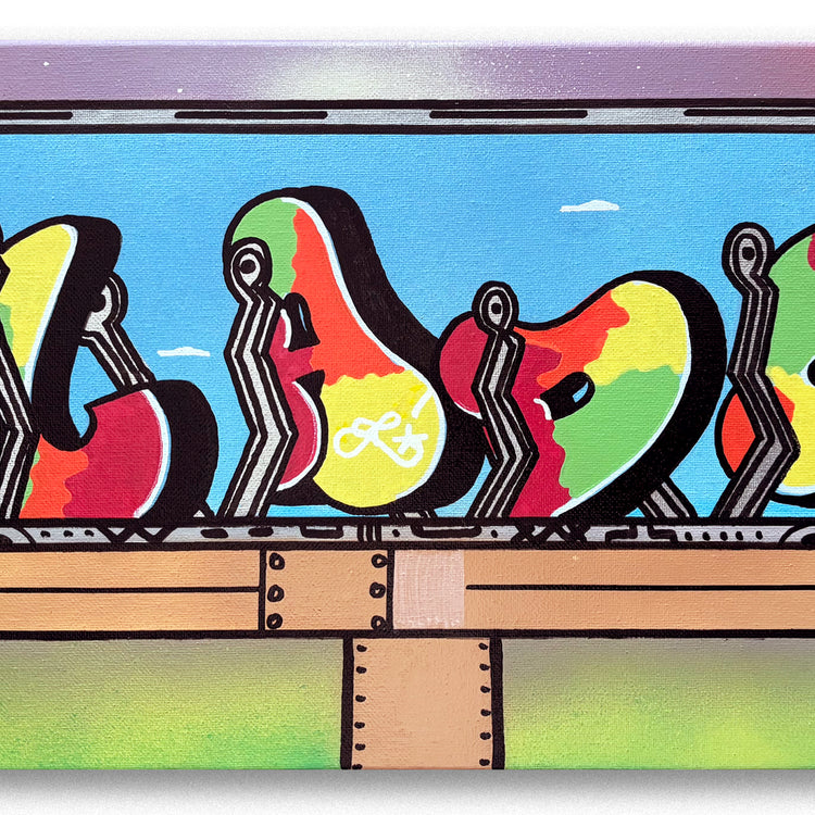 BLADE - "Swinging Letters"- Painting