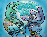 MARK BODE  "Beastie Boy Lizards" Painting