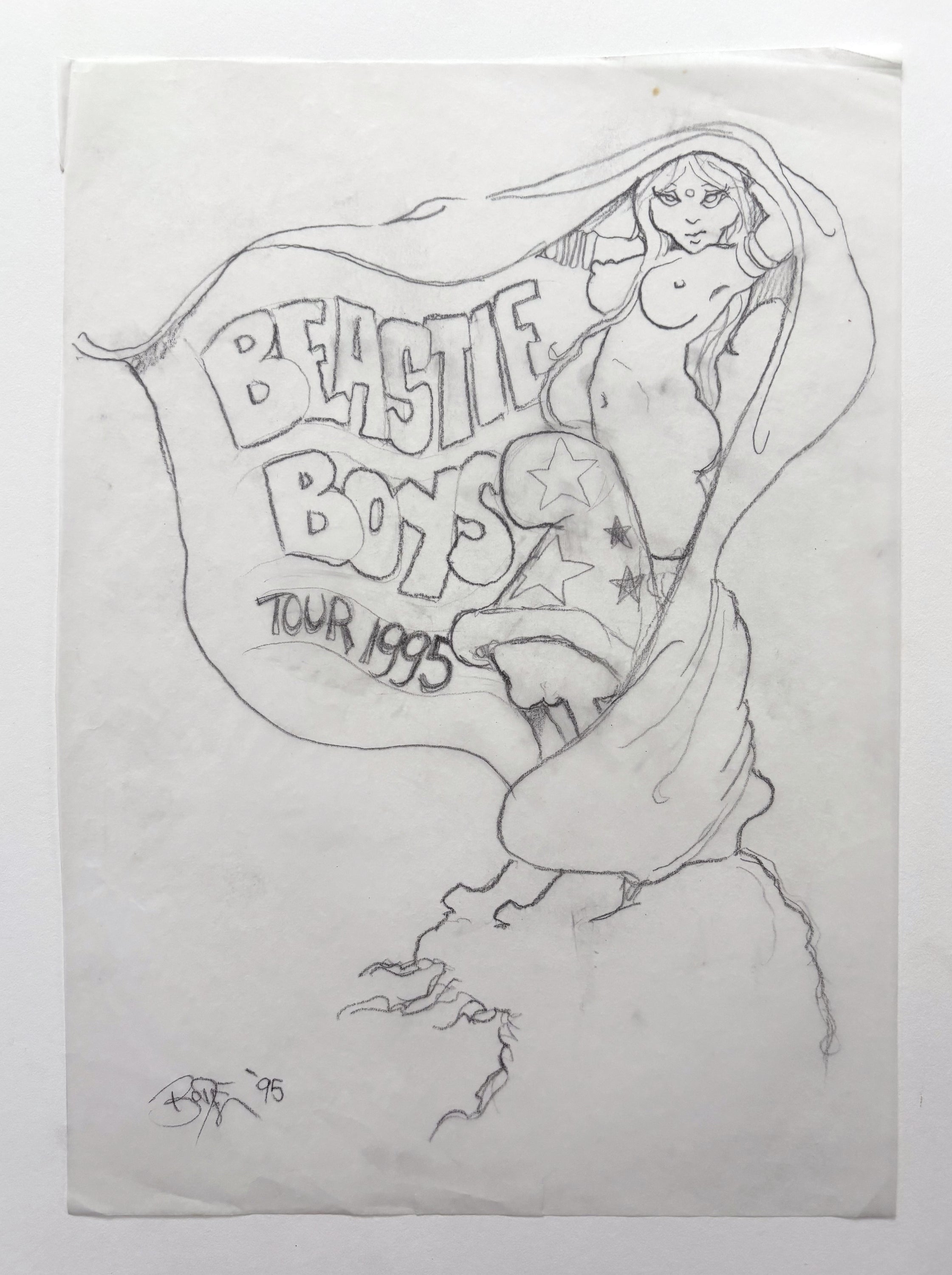 MARK BODE  "Beasties Tour" Drawing