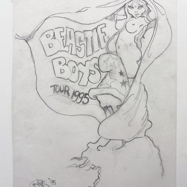 MARK BODE  "Beasties Tour" Drawing
