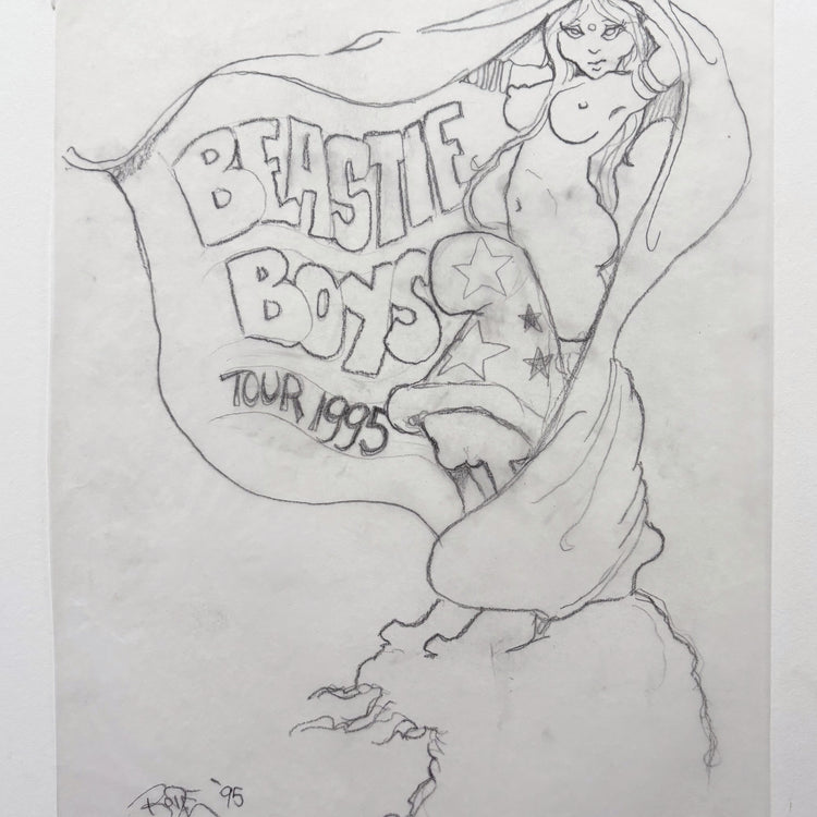 MARK BODE  "Beasties Tour" Drawing