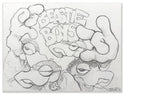 MARK BODE  "Beastie Boy Lizards" Drawing