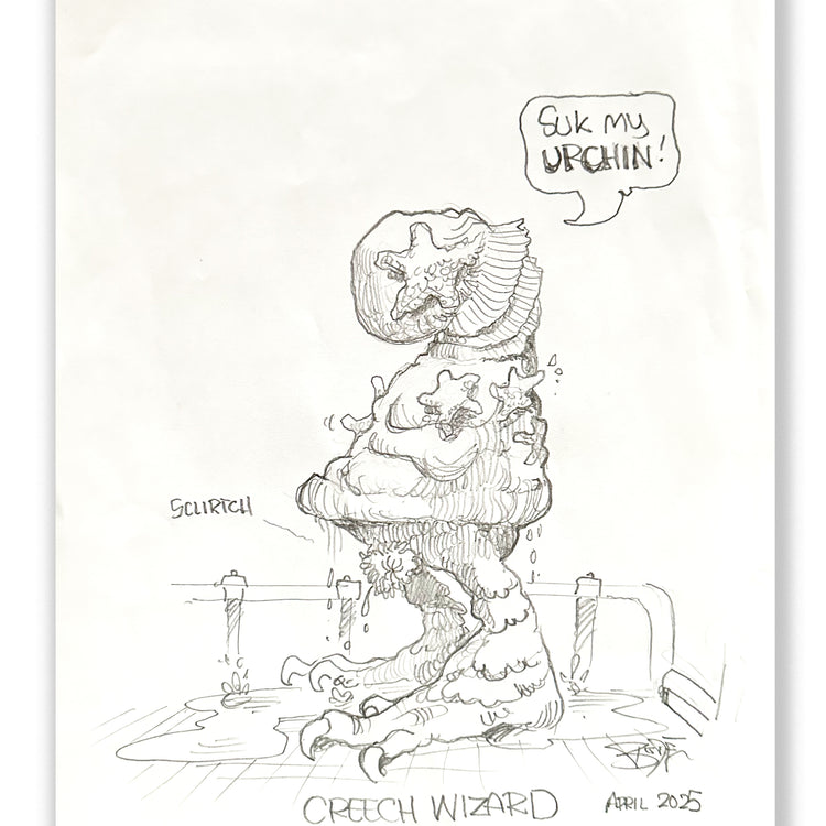 MARK BODE "Cheech Wizard" Drawing