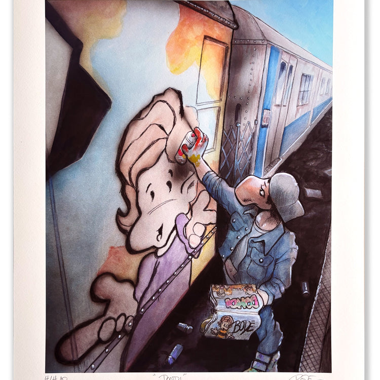 MARK BODE  "DONDI Lizard" Print