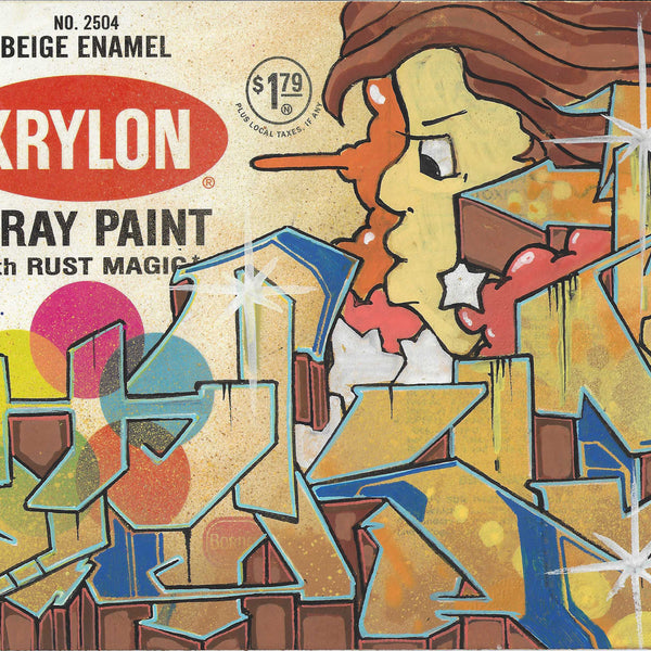 TKID- "Krylon Beige"" Label