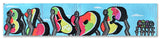 BLADE - "Walking Letters" 4 panel Slap
