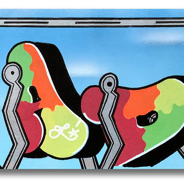 BLADE  "Swinging Letters" Painting