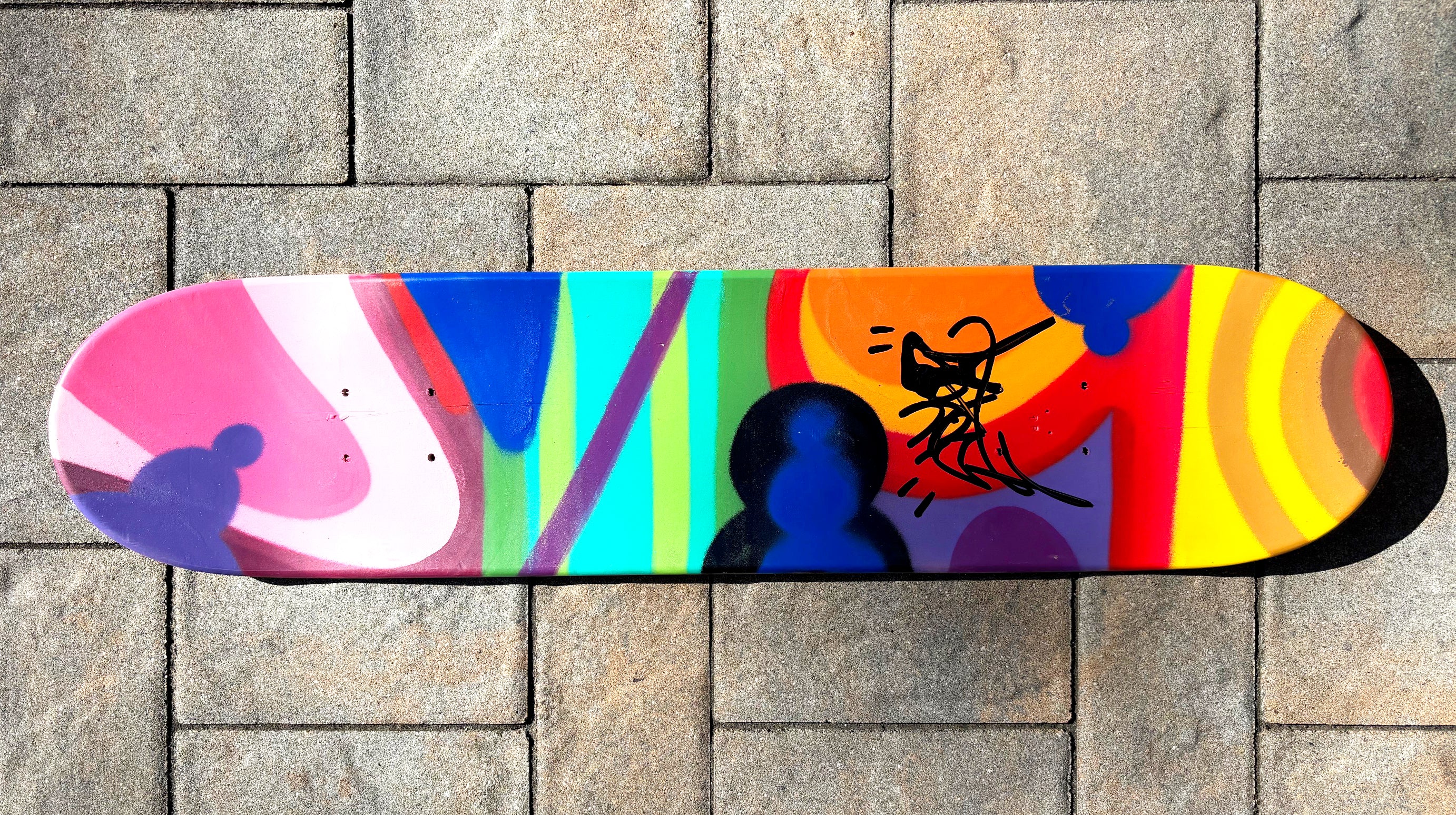 COPE2 - "Abstract" Hand painted Deck