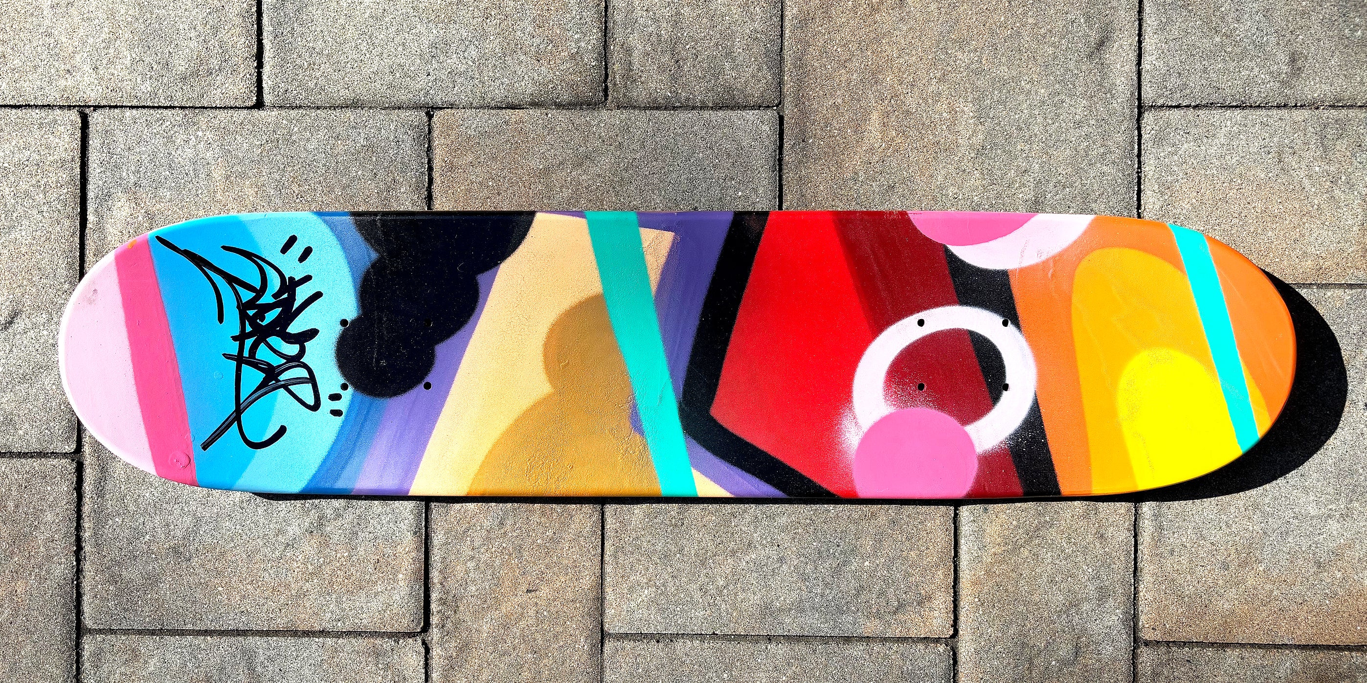 COPE2 - "Abstract 2" Hand painted Deck