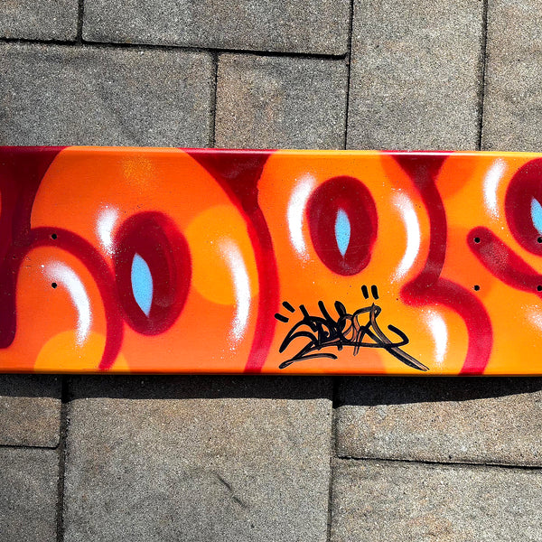 COPE2 - "Orange Bubble" Hand Painted Deck