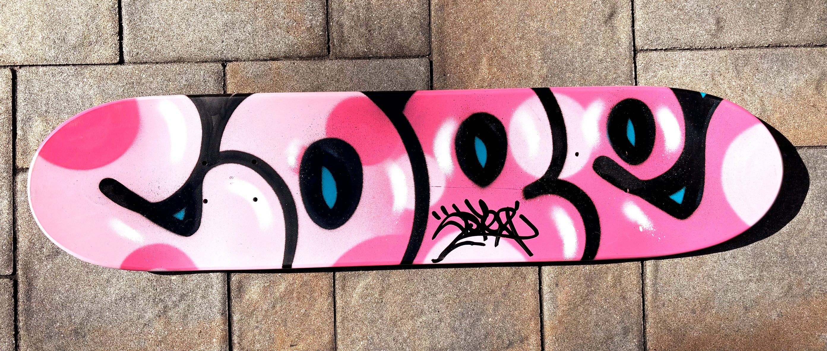 COPE2 - "Pink Bubble" Hand Painted Deck (Copy)