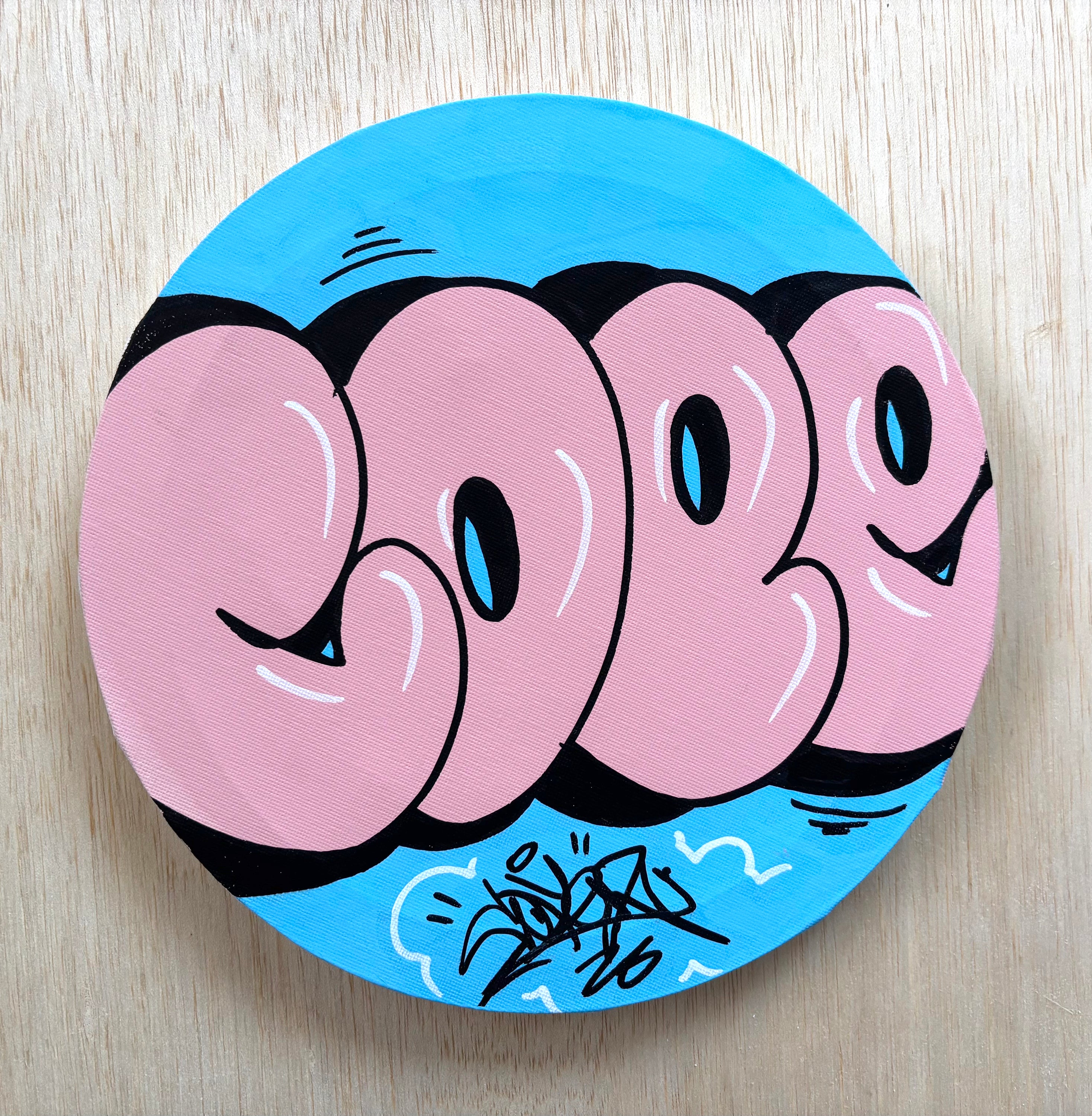 COPE2  "Tondo 4" Painting