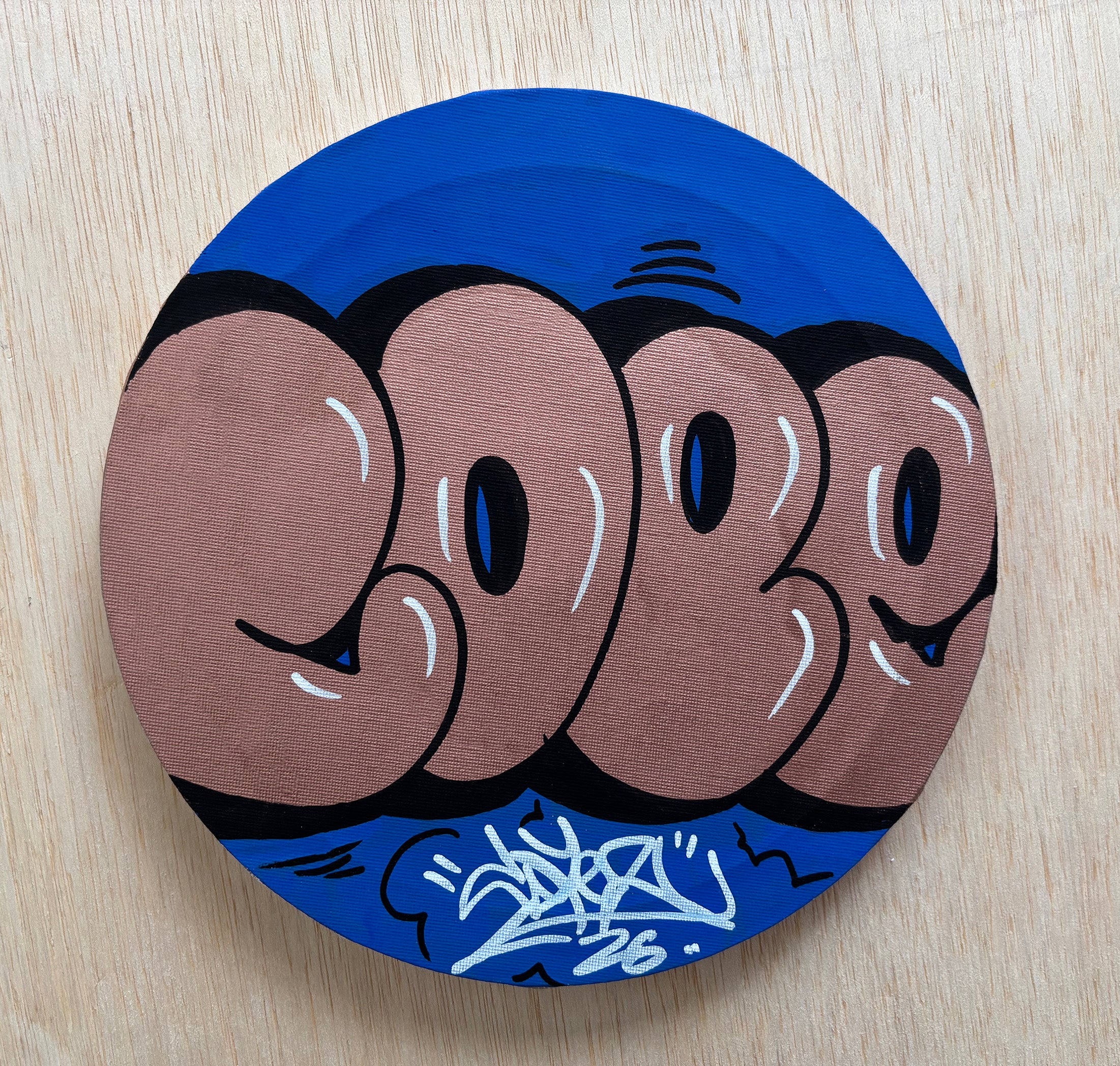 COPE2  "Tondo 5" Painting