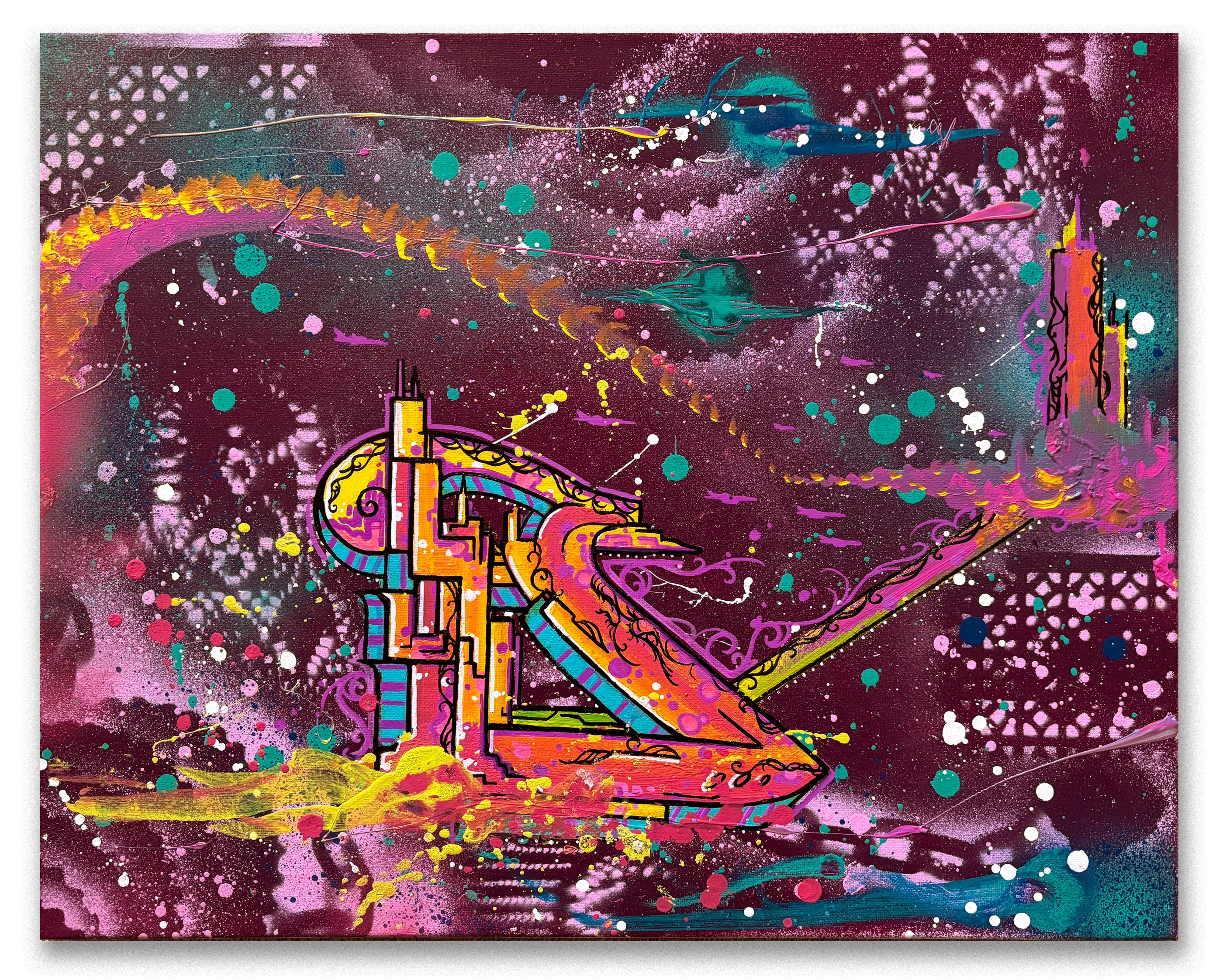 DELTA2- "Untitled" Painting