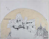 Dondi White -"Rain Proof Dance"Original Drawing