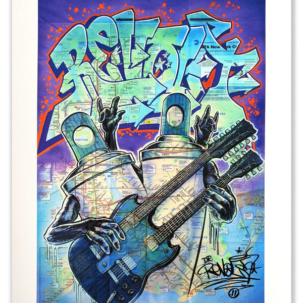 REVOLT  - "The Double Neck Bros" Print
