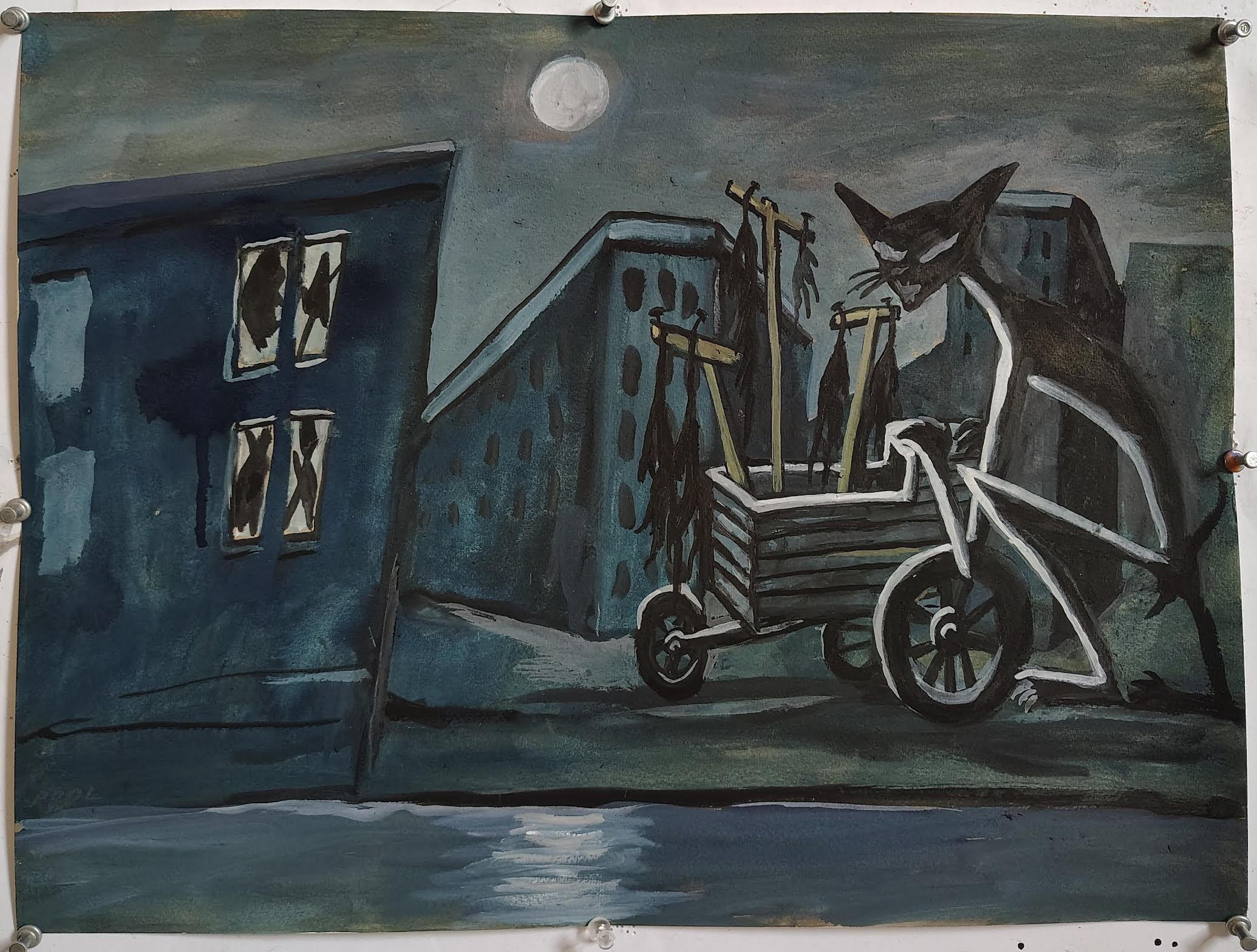Rick Prol -  "Empty City" - Painting