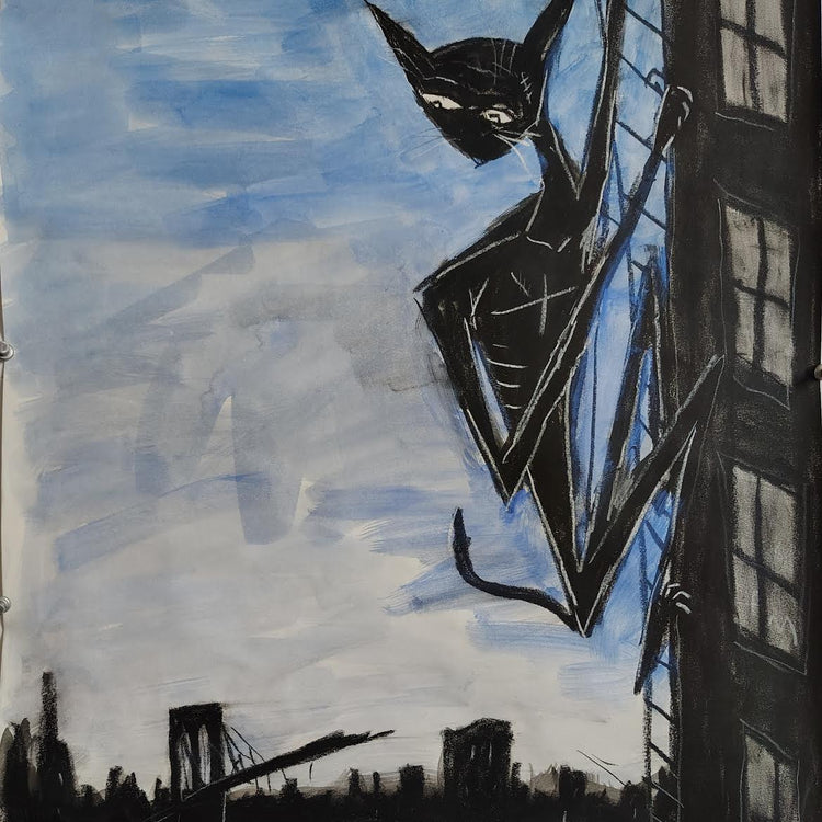 Rick Prol - "Escape Ladder"- Painting