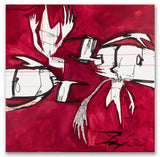 FUTURA "Four Nosferatus On Red" Painting
