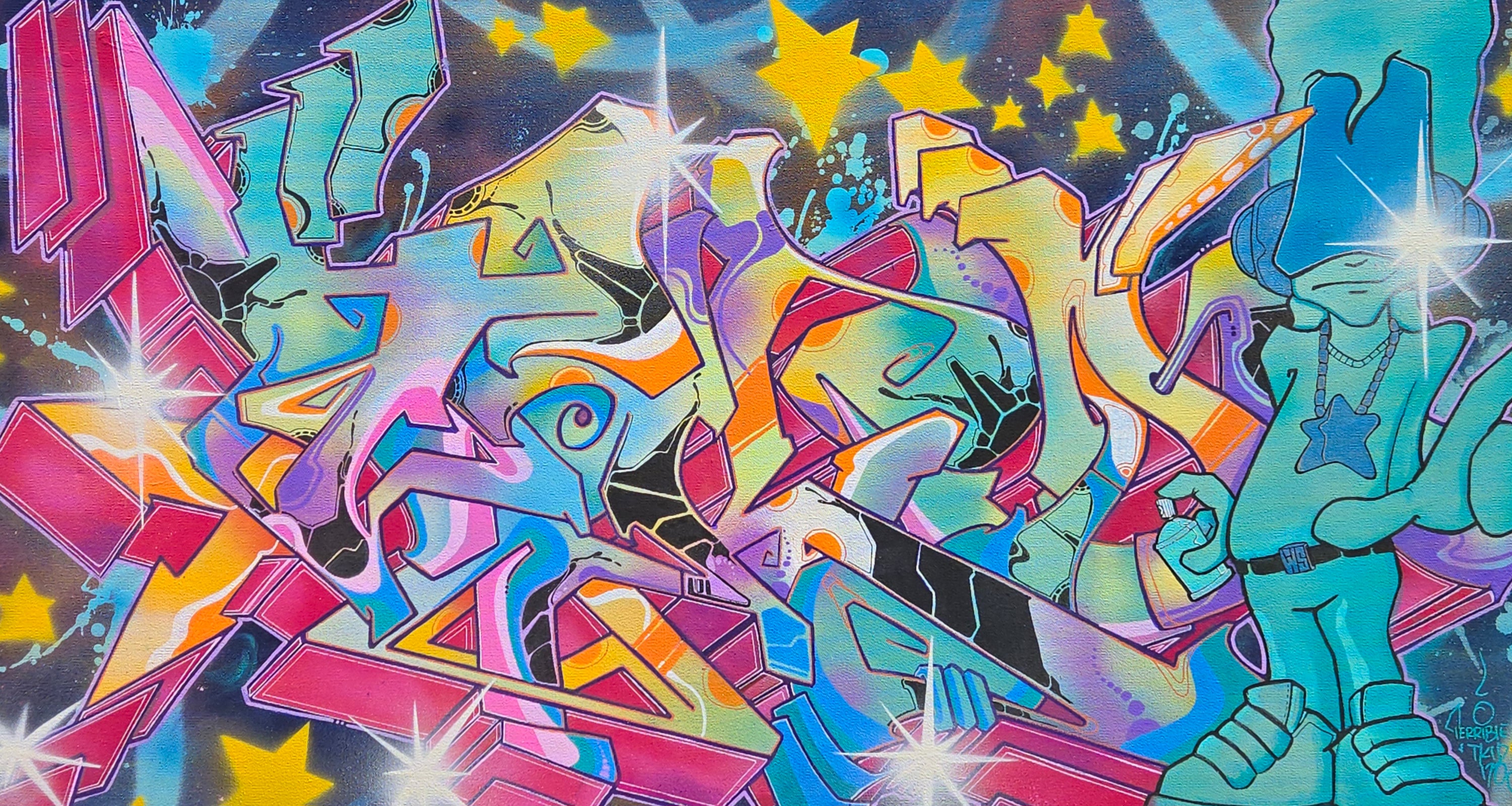 TKID- "Galactic" Painting