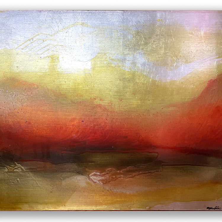 RICHARD HAMBLETON "Silver Fire" Landscape
