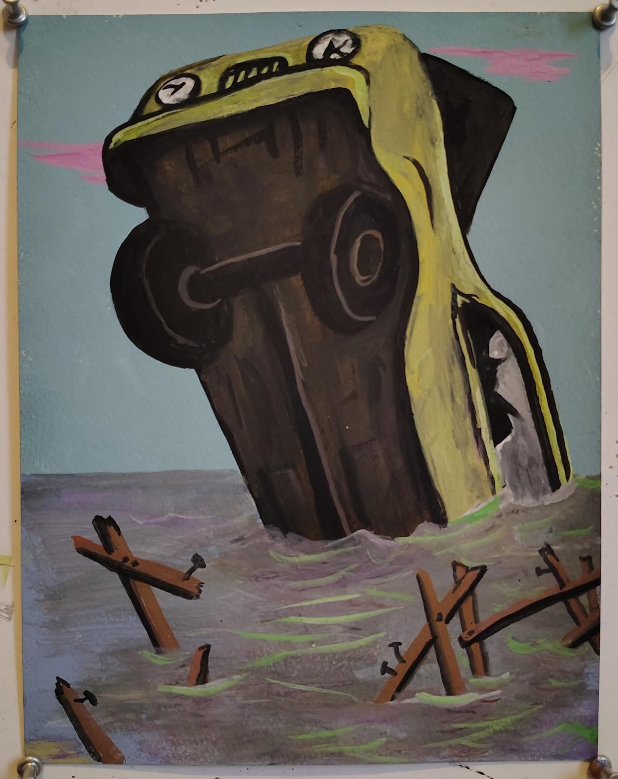 Rick Prol -  "Hammam Hararet" - Painting