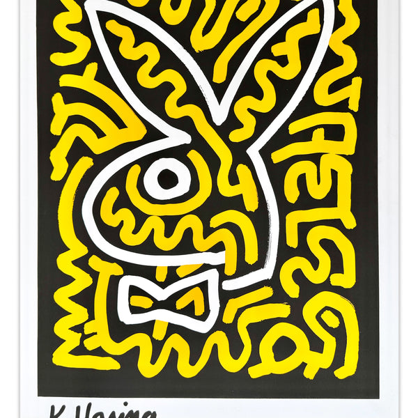KEITH HARING "Playboy" 1990 - Silkscreen