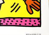 KEITH HARING "Global Man" 1990 - Silkscreen