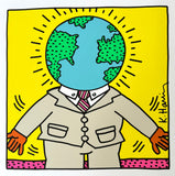 KEITH HARING "Global Man" 1990 - Silkscreen